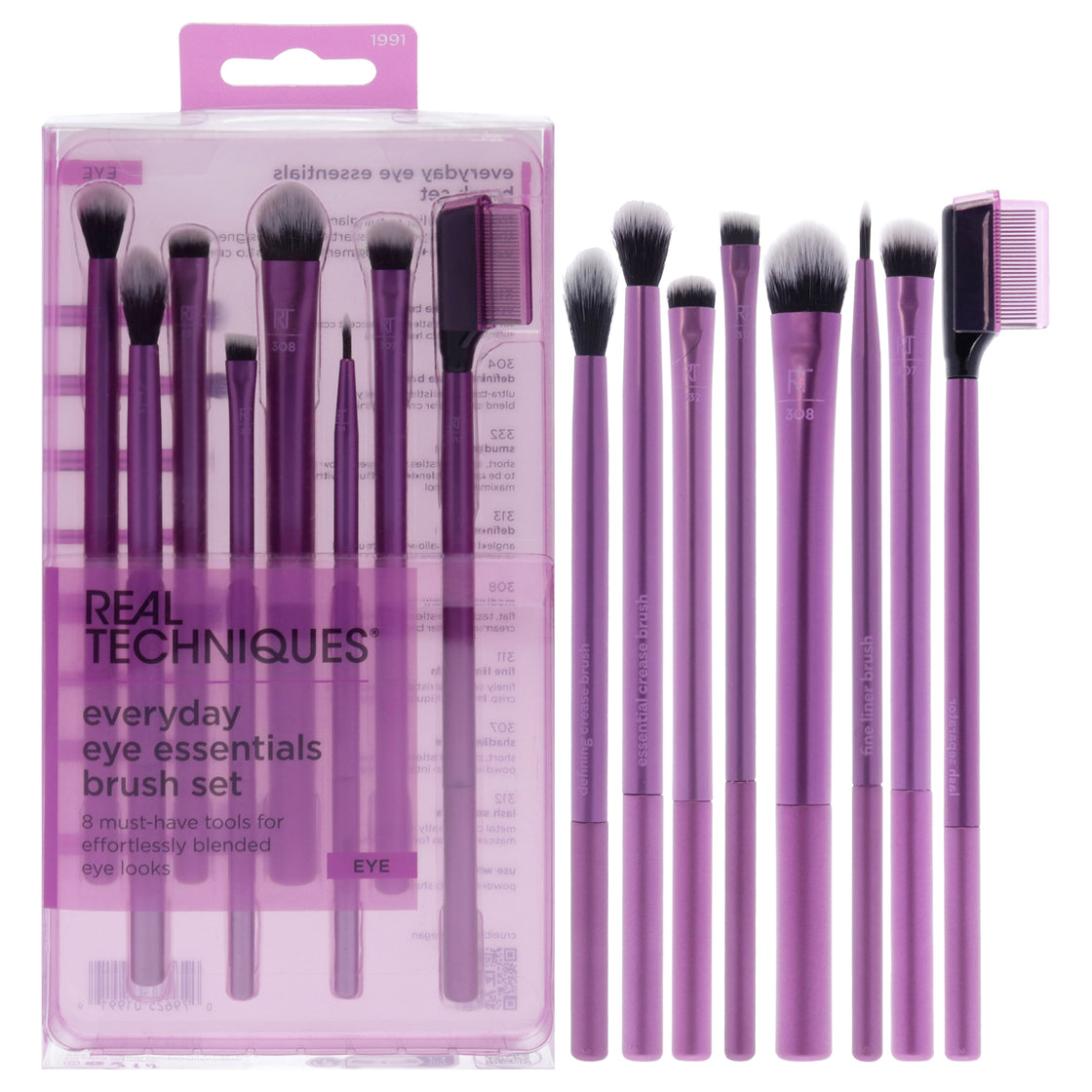 Everyday Eye Essentials Brush Set by Real Techniques for Women