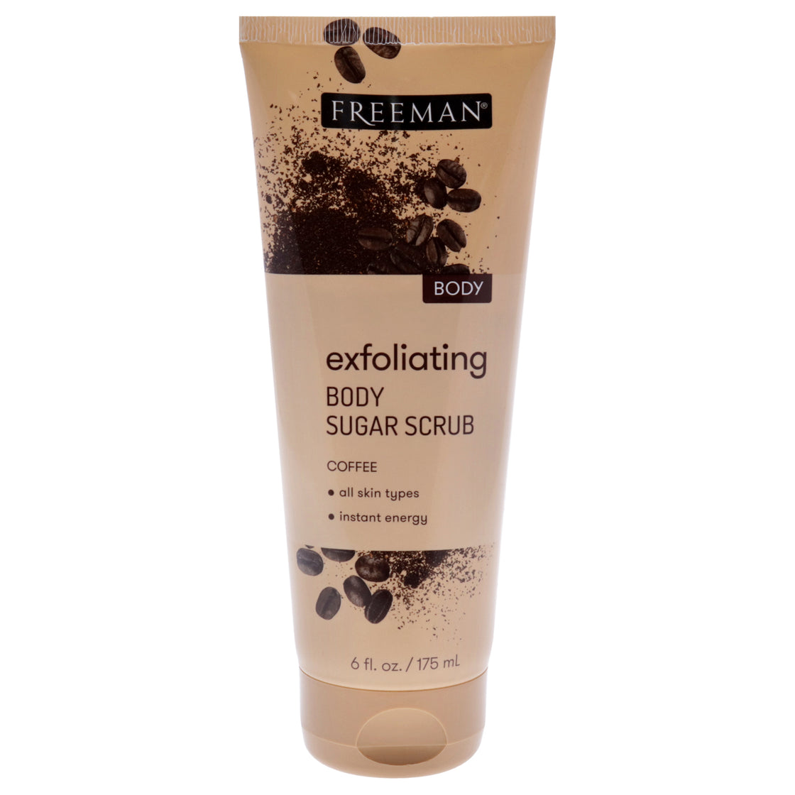 Exfoliating Body Sugar Scrub by Freeman for Unisex - 6 oz Scrub