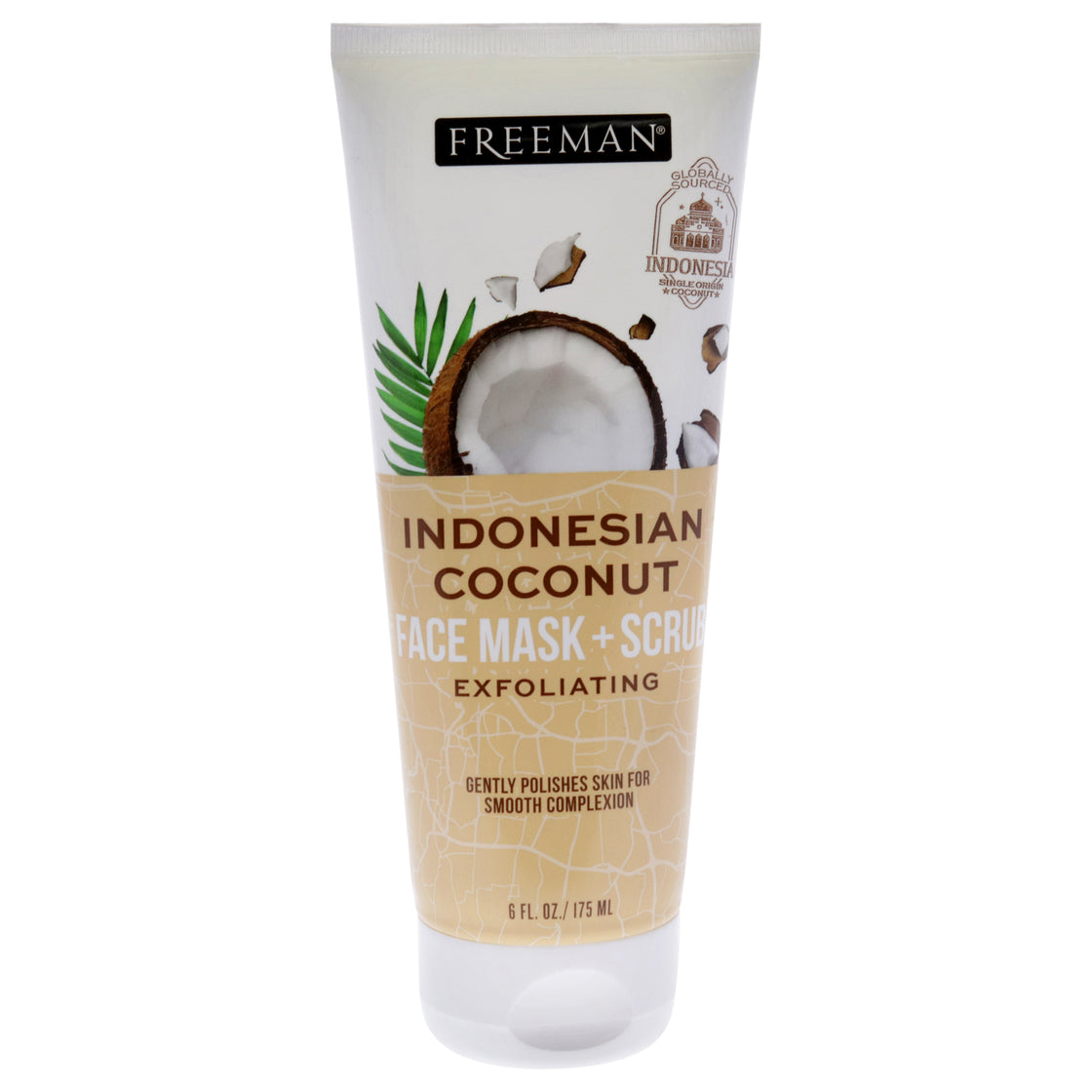 Indonesian Coconut Face Mask and Scrub by Freeman for Unisex - 6 oz Mask