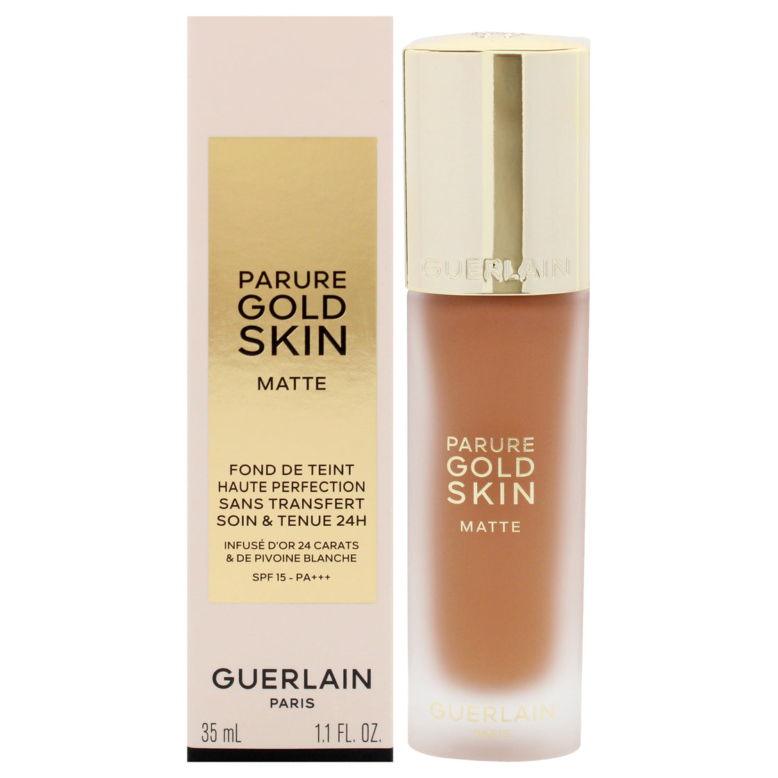 Parure Gold Skin Matte 24H Wear No-Transfer Foundation SPF 15 - 5N Neutral by Guerlain for Women - 1.1 oz Foundation