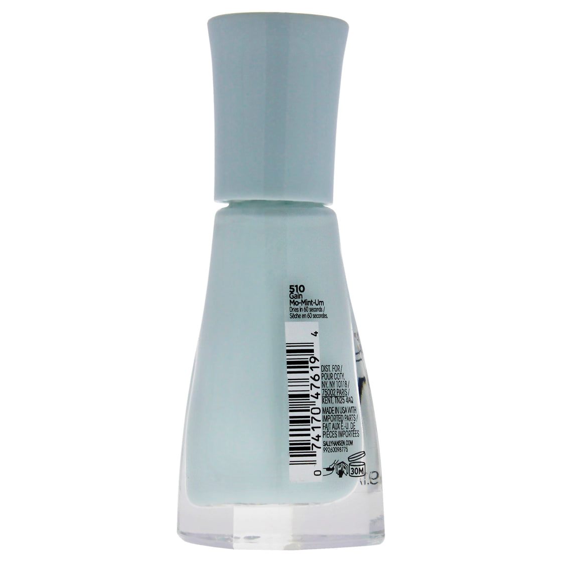 Insta-Dri Nail Color - 510 Gain Mo-Mint-Um by Sally Hansen for Women - 0.31 oz Nail Polish