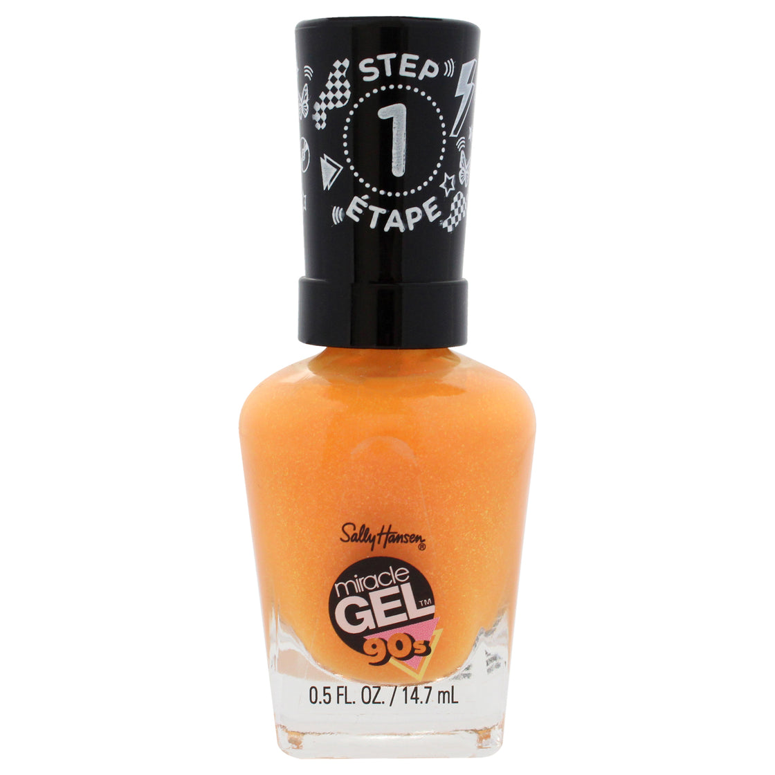 Miracle Gel 90s - 892 Be bRight Back by Sally Hansen for Women - 0.5 oz Nail Polish