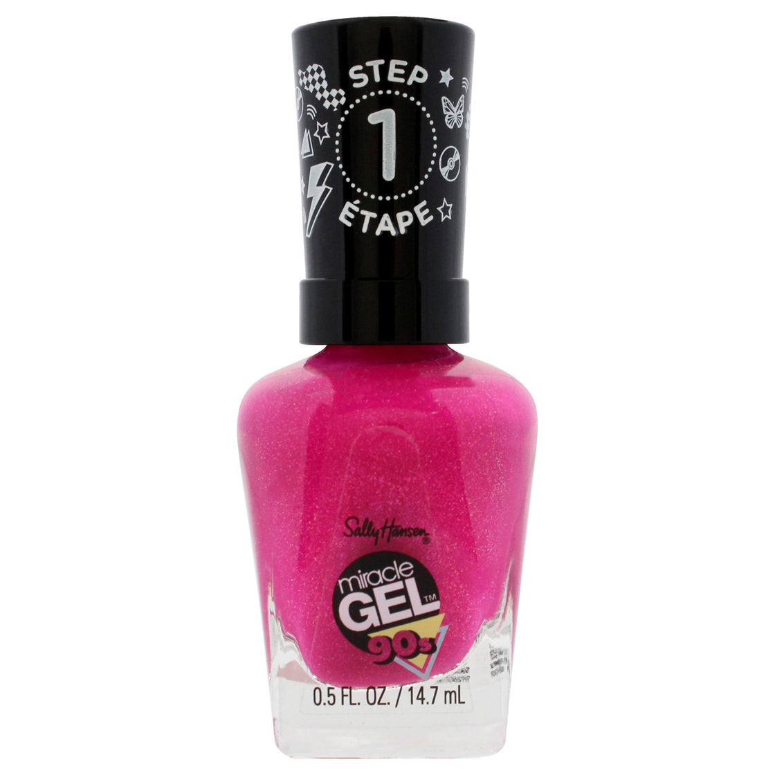 Miracle Gel 90s - 893 Beet Me At The Mall by Sally Hansen for Women - 0.5 oz Nail Polish