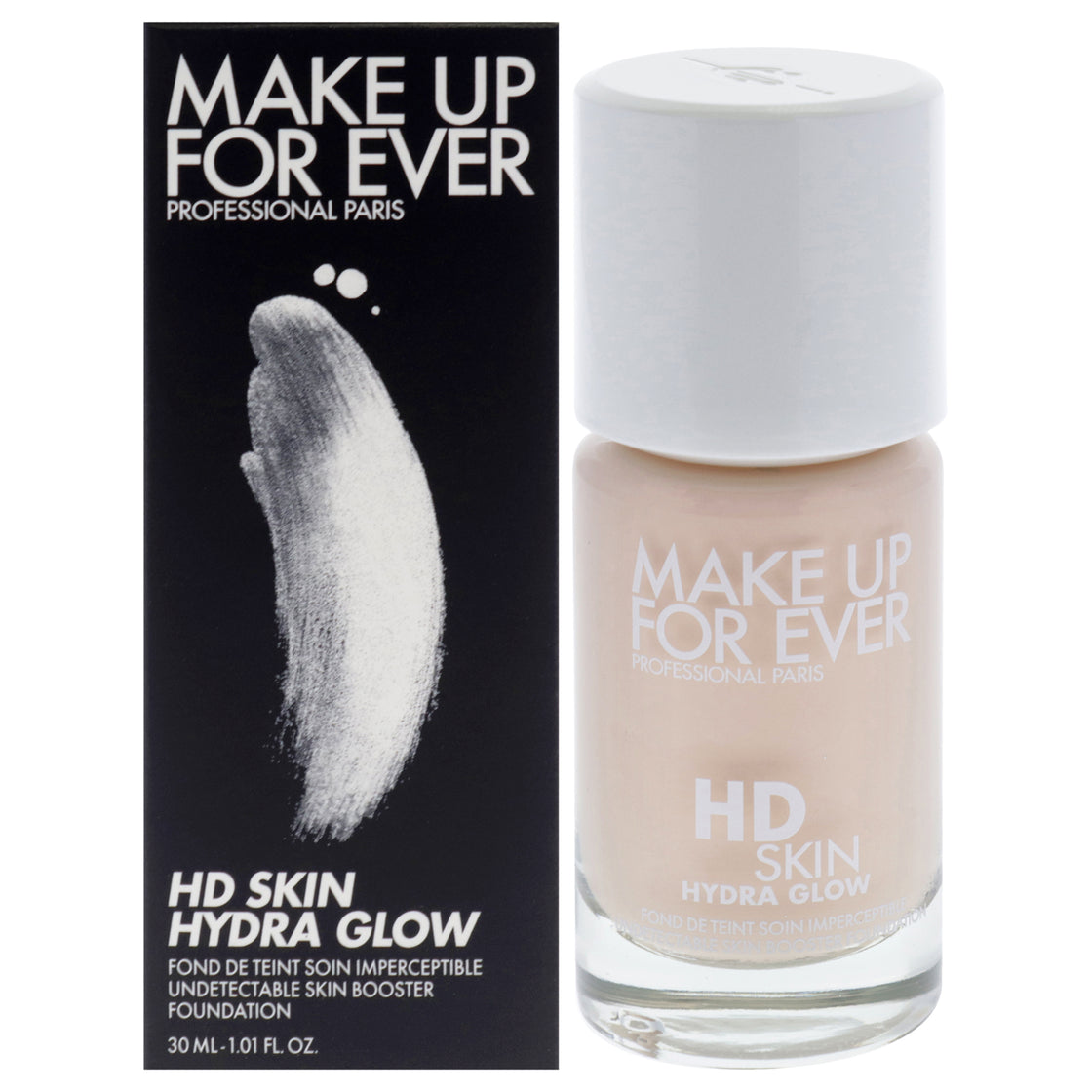 HD Skin Hydra Glow - 1R00 Cool Shell by Make Up For Ever for Women - 1.01oz Foundation