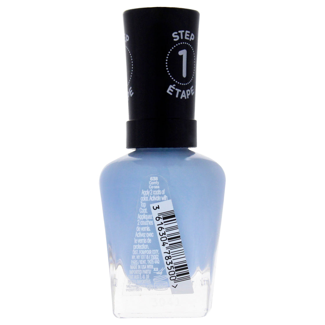 Miracle Gel - 638 Comfy Co-Sea by Sally Hansen for Women - 0.5 oz Nail Polish