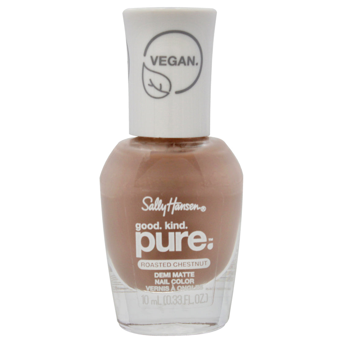 Good Kind Pure Vegan - 050 Roasted Chestnut by Sally Hansen for Women - 0.33 oz Nail Polish