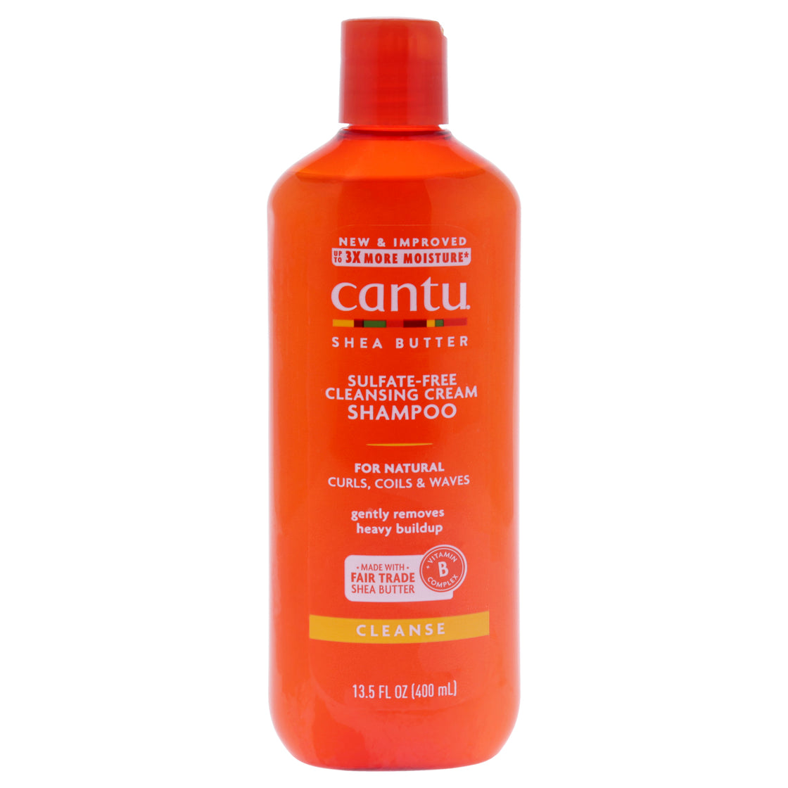 Shea Butter Sulfate free Cleansing Cream Shampoo by Cantu for Unisex - 13.5 oz Shampoo