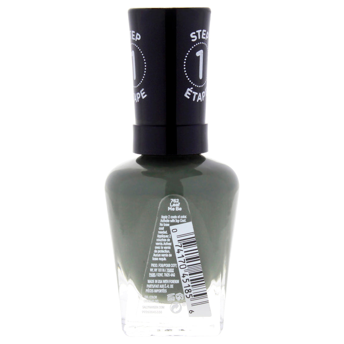 Miracle Gel - 762 Leaf Me Be by Sally Hansen for Women - 0.5 oz Nail Polish