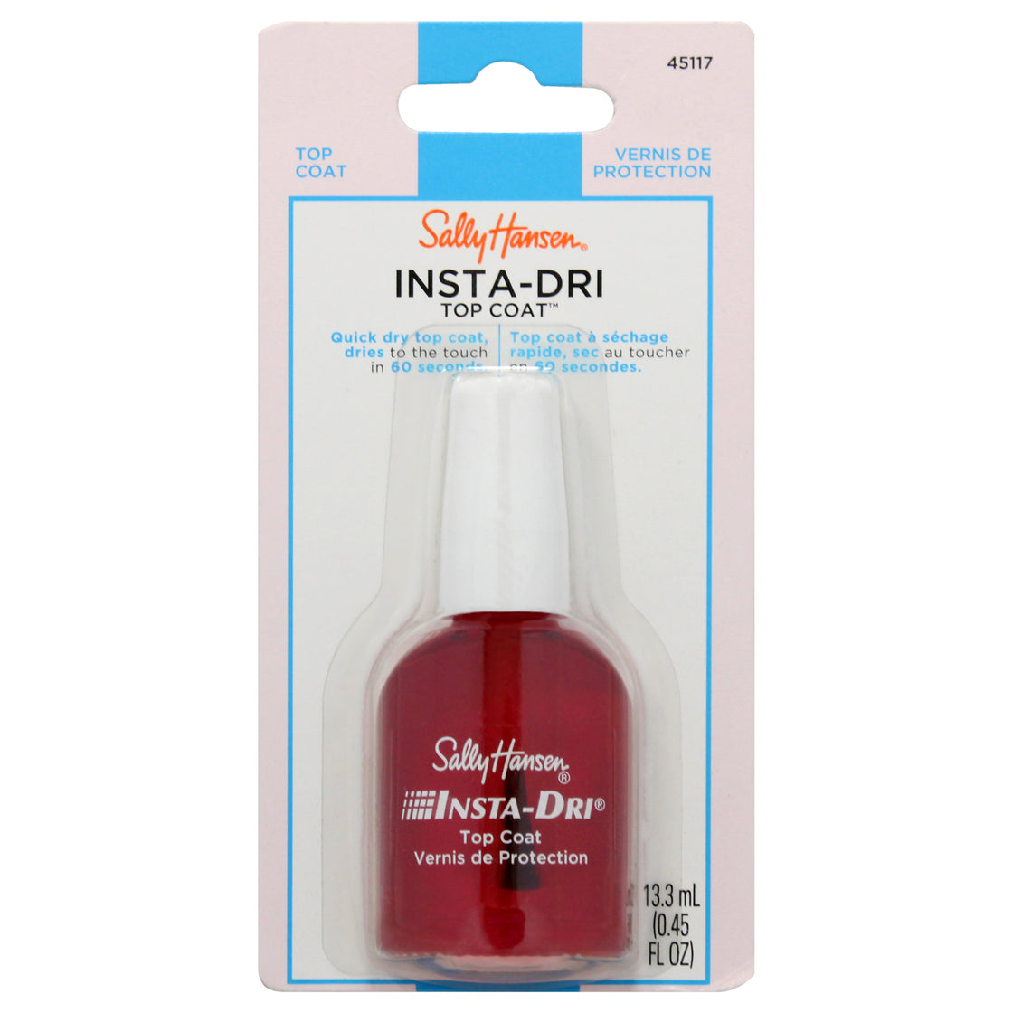 Insta-Dri Top Coat - 45117 by Sally Hansen for Women - 0.45 oz Nail Polish