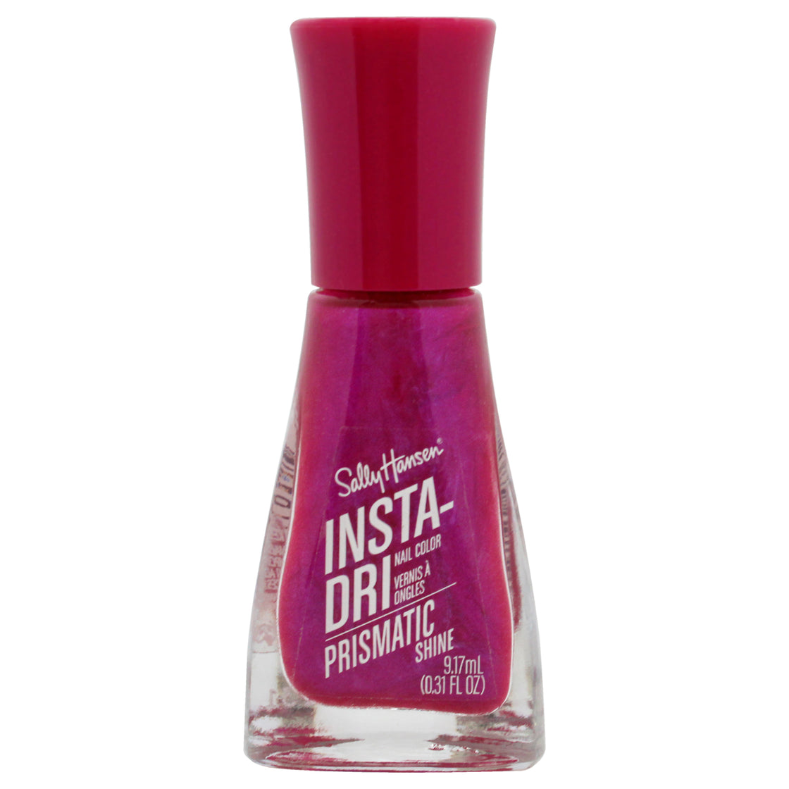 Insta-Dri Prismatic Shine Nail Color - 050 The Future Is Fuchsia by Sally Hansen for Women - 0.31 oz Nail Polish