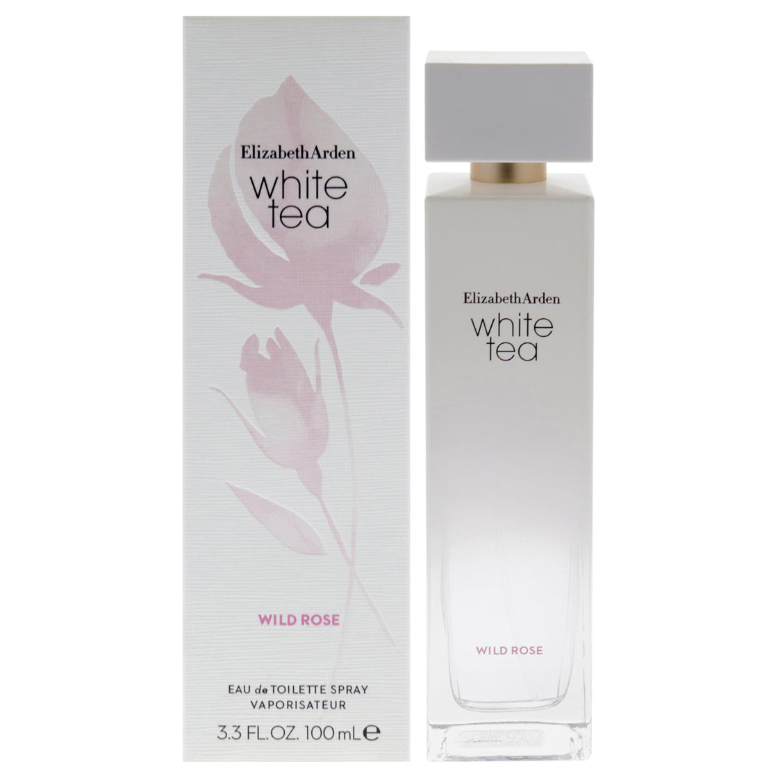 White Tea Wild Rose by Elizabeth Arden for Women - 3.3 oz EDT Spray