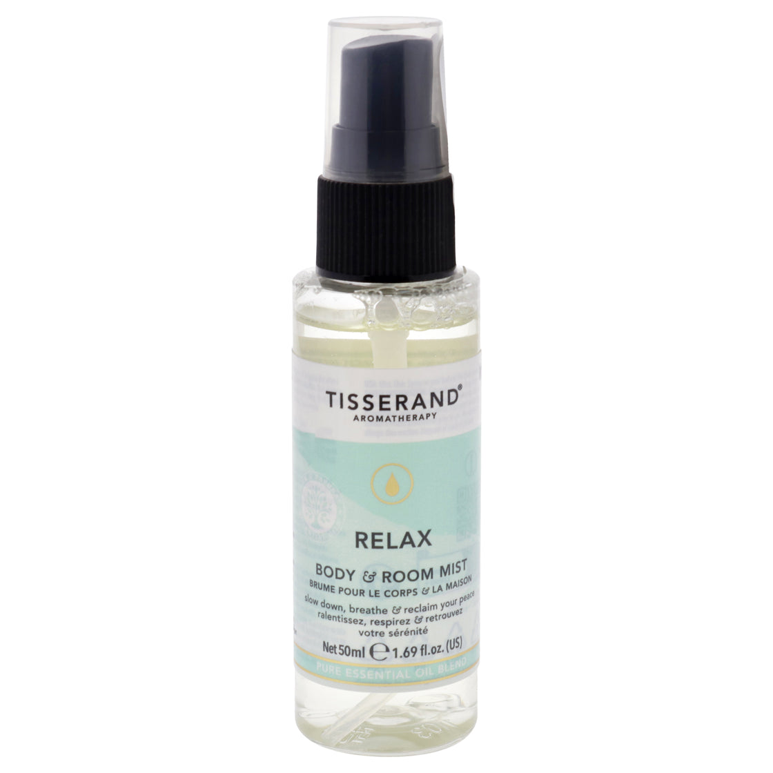 Body And Room Mist - Relax by Tisserand for Unisex - 1.6 oz Room Mist