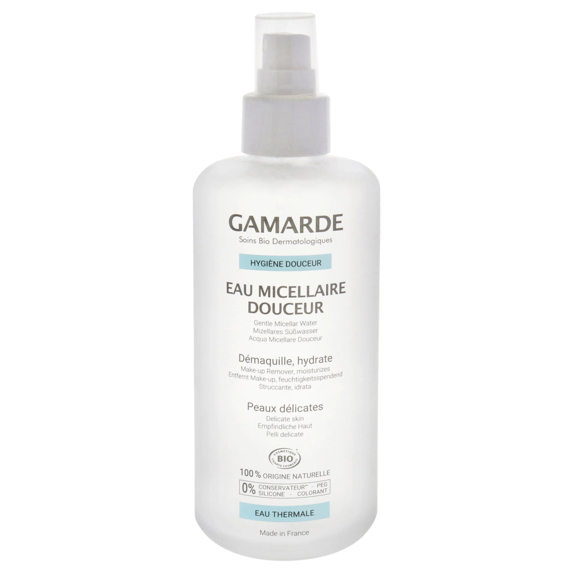 Gentle Micellar Water Make-up Remover by Gamarde for Women - 6.76 oz Makeup Remover