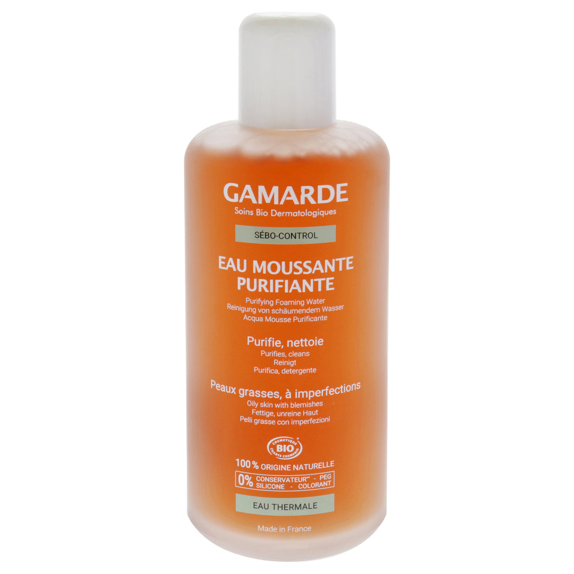 Purifying Foaming Water by Gamarde for Women - 6.76 oz Cleanser