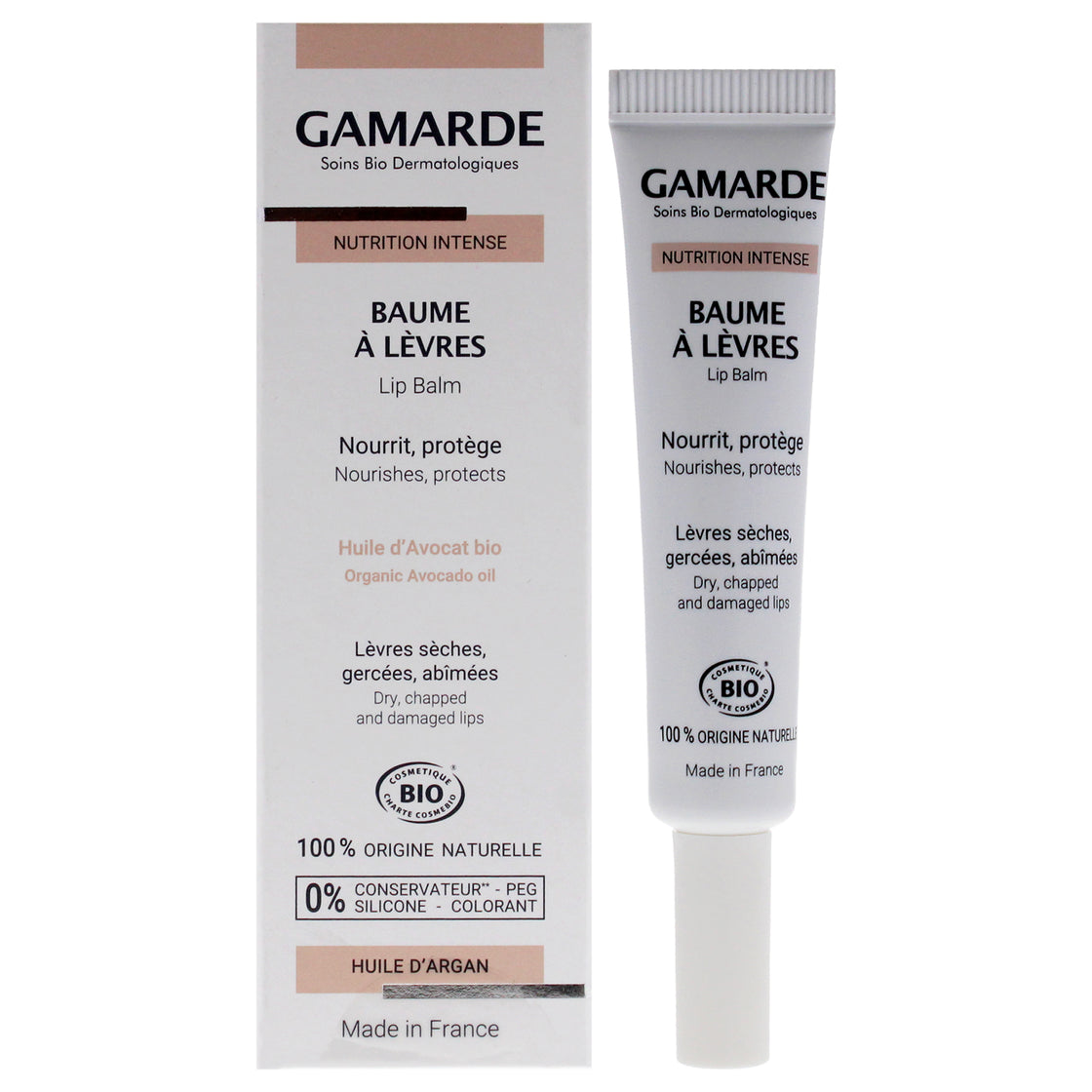 Lip Balm Nourishes Protects by Gamarde for Women - 0.33 oz Lip Balm