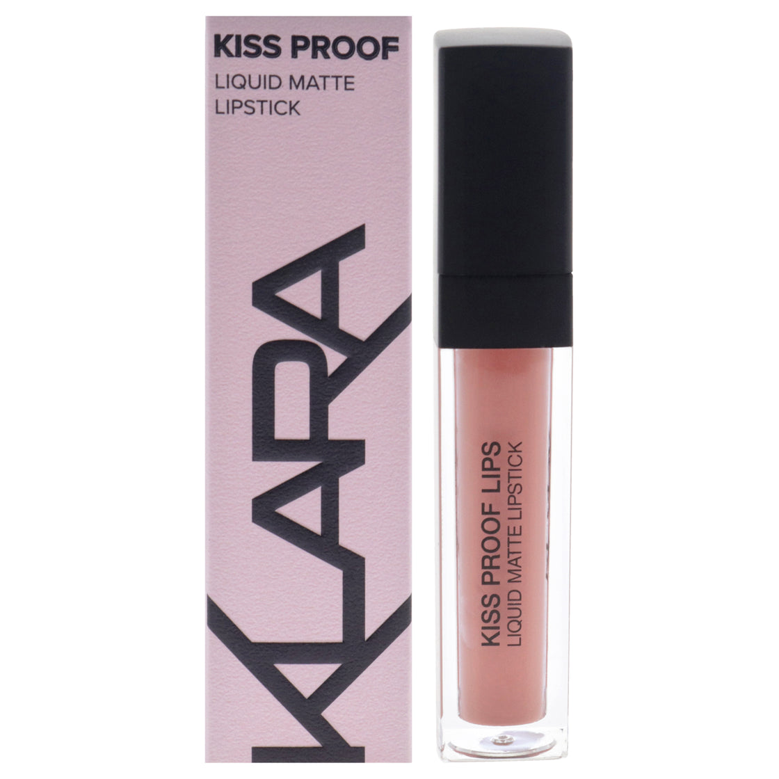 Kiss Proof Lipstick Liquid Matte - 21 Naughty Nude by Klara for Women - 0.27 oz Lipstick