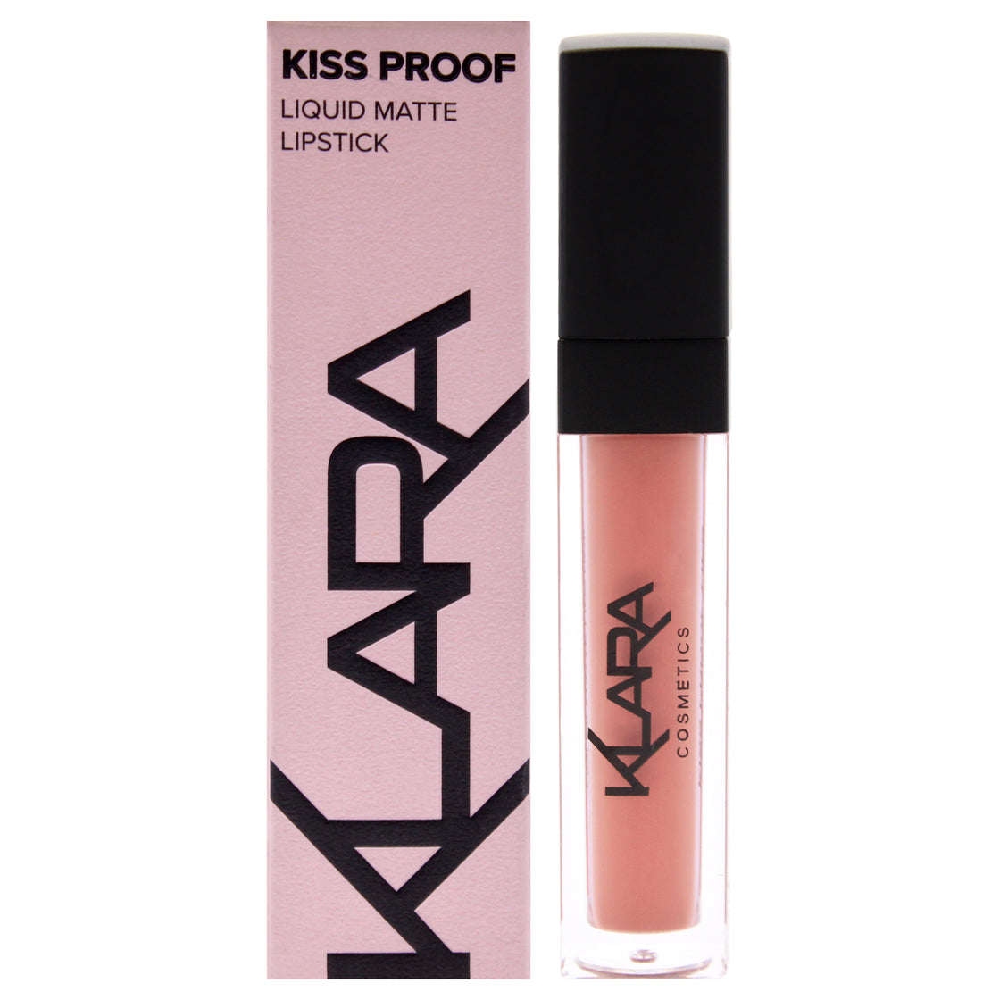 Kiss Proof Lipstick Liquid Matte - 28 Cookie Brown by Klara for Women - 0.27 oz Lipstick