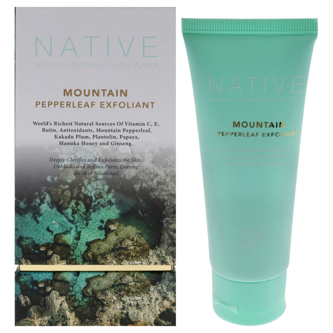 Native Mountain Pepperleaf Exfoliant by Klara for Women - 3.38 oz Exfoliator