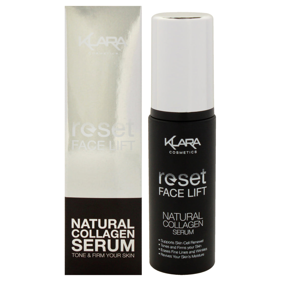 Reset Face Lift Serum by Klara for Women - 1.01 oz Serum