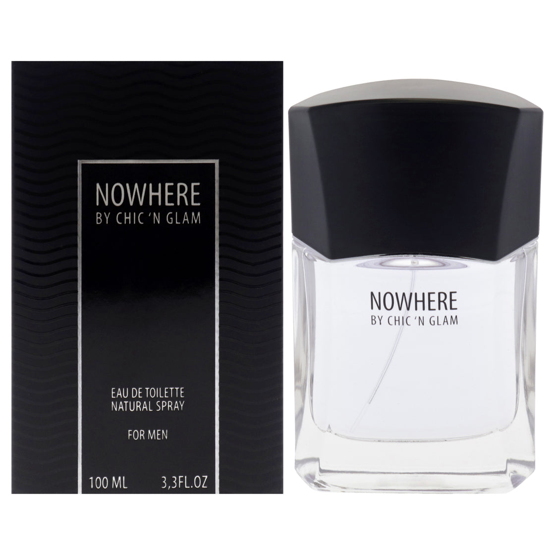 Nowhere by Chic N Glam for Men - 3.3 oz EDT Spray