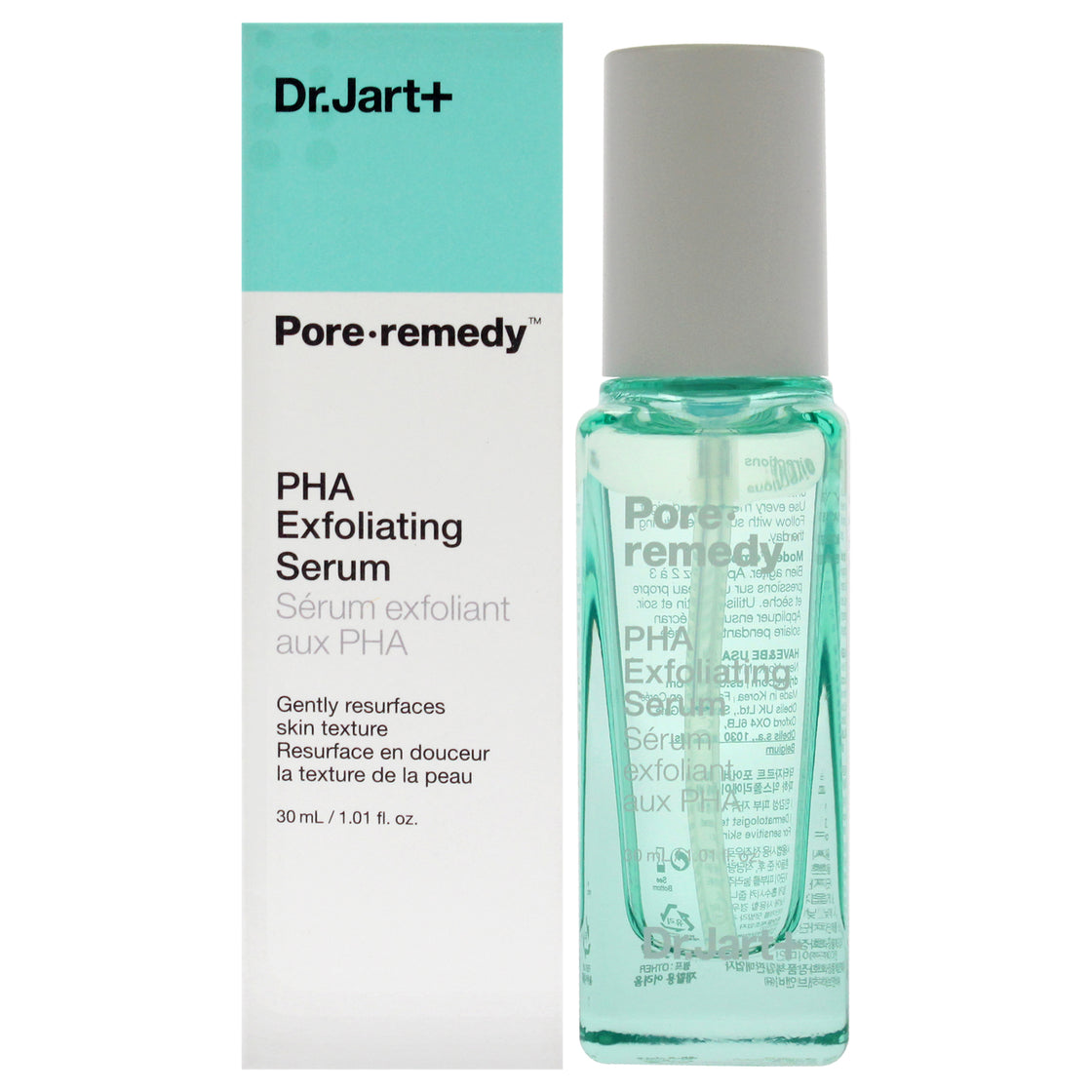 Pore Remedy PHA Exfoliating Serum by Dr. Jart+ for Unisex - 1.01 oz Serum