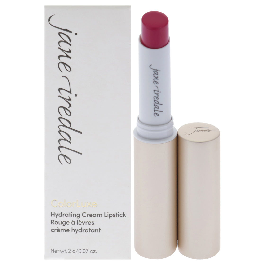 ColorLuxe Hydrating Cream Lipstick - Peony by Jane Iredale for Women - 0.07 oz Lipstick