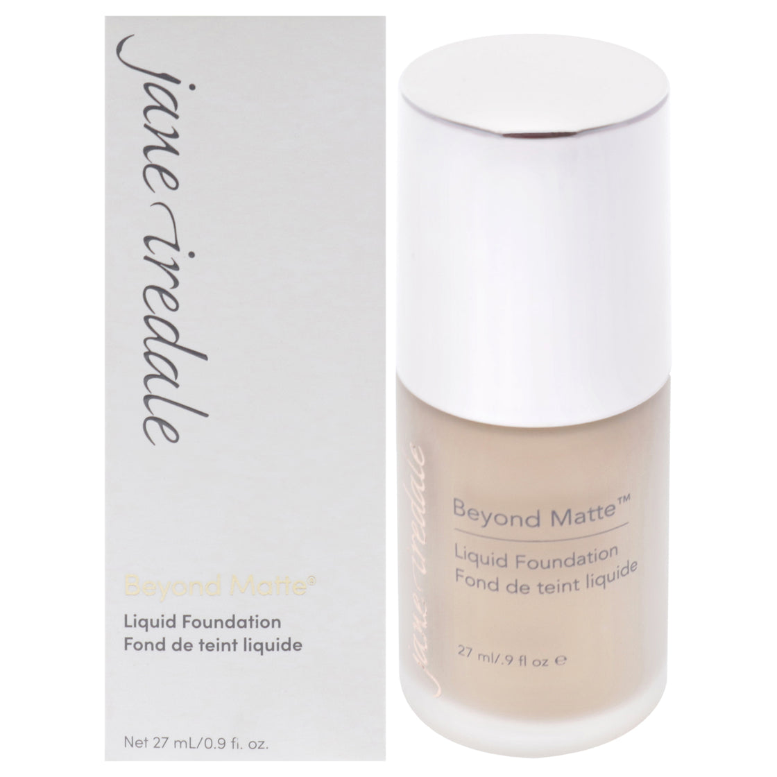 Beyond Matte Liquid Foundation - M2 Fair to Light with Peach-Yellow Undertones by Jane Iredale for Women - 0.9 oz Foundation