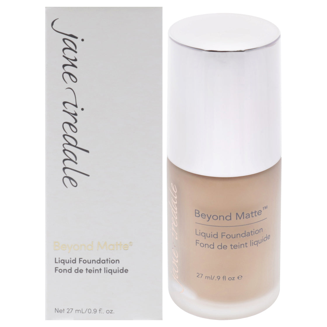 Beyond Matte Liquid Foundation - M3 Light To Medium With Peach-Pink Undertones by Jane Iredale for Women - 0.9 oz Foundation