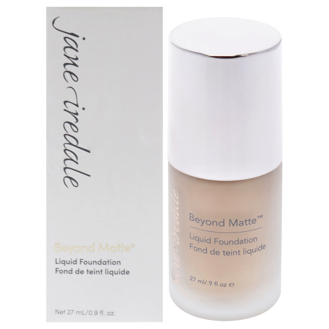 Beyond Matte Liquid Foundation - M4 Light to Medium With Neutral Undertones by Jane Iredale for Women - 0.9 oz Foundation