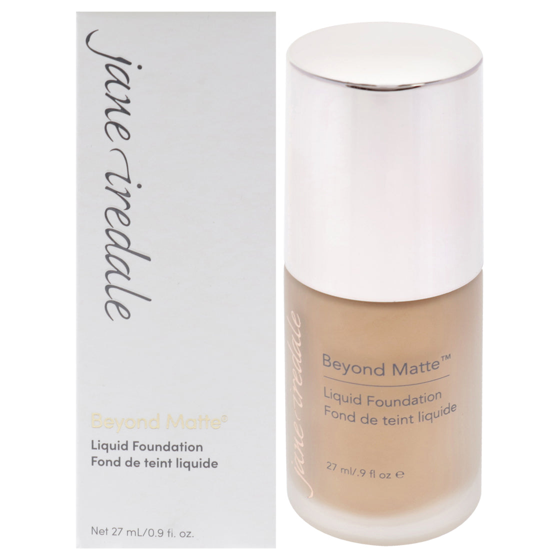 Beyond Matte Liquid Foundation - M6 Medium with Peach-Gold Undertones by Jane Iredale for Women - 0.9 oz Foundation