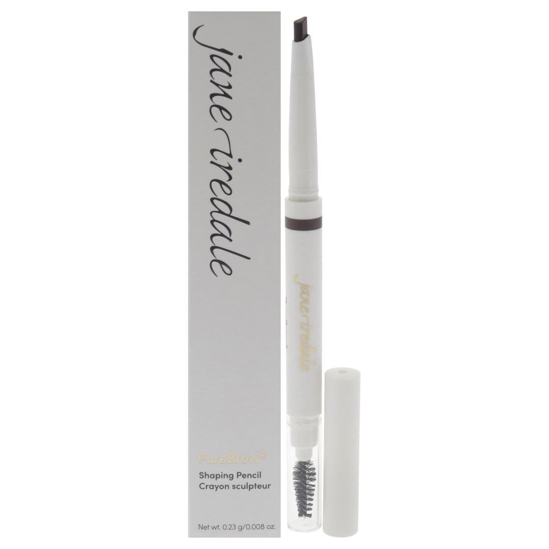 PureBrow Shaping Pencil - Dark Brown by Jane Iredale for Women - 0.008 oz Eyebrow