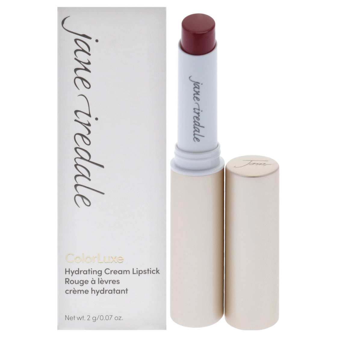 ColorLuxe Hydrating Cream Lipstick - Scarlet by Jane Iredale for Women - 0.07 oz Lipstick