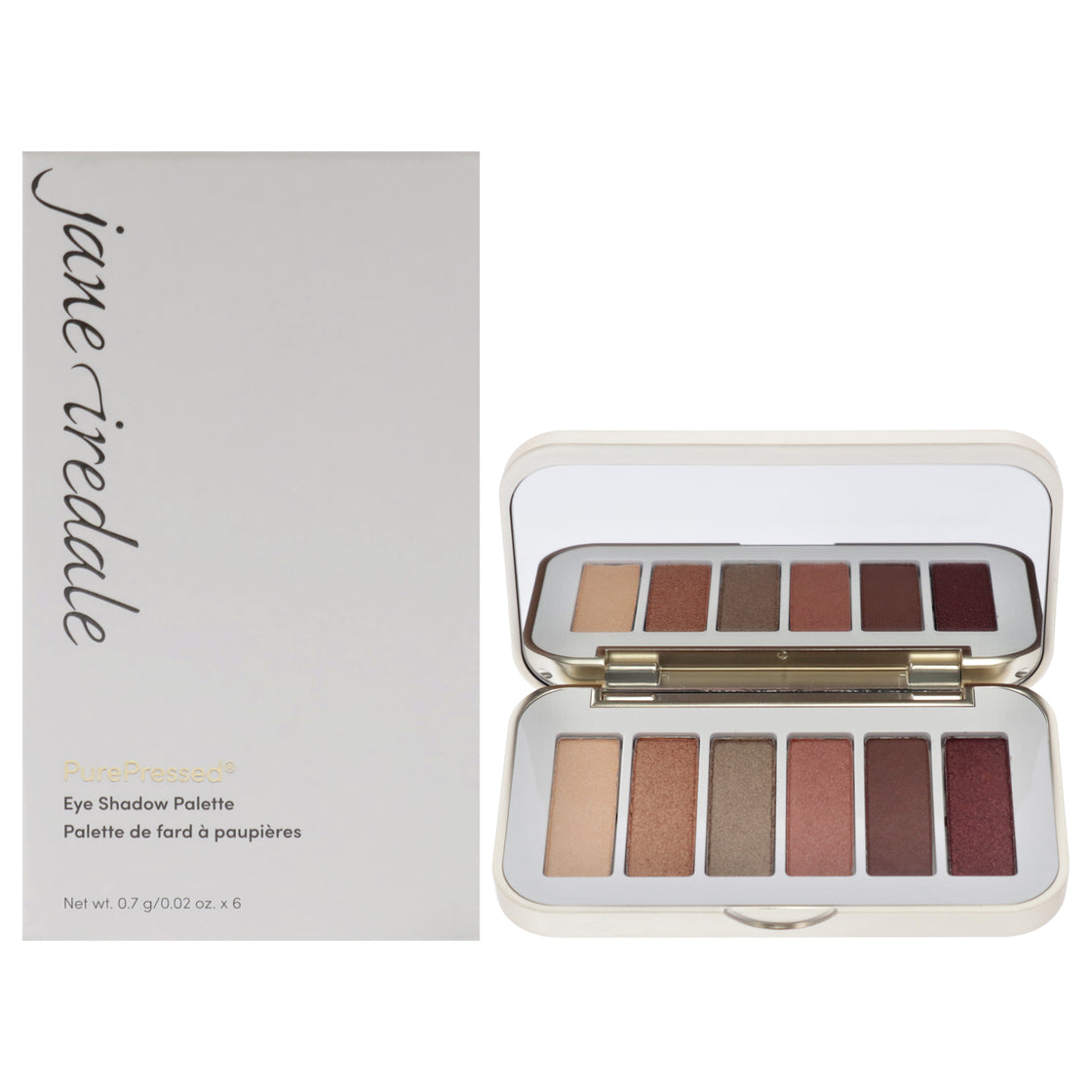 PurePressed Eye Shadow Palette - Naturally Glam by Jane Iredale for Women - 0.12 oz Eye Shadow