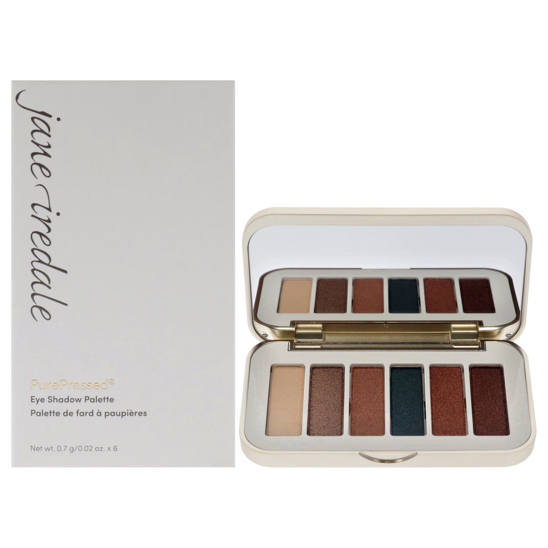 PurePressed Eye Shadow Palette - Solar Flare by Jane Iredale for Women - 0.12 oz Eye Shadow