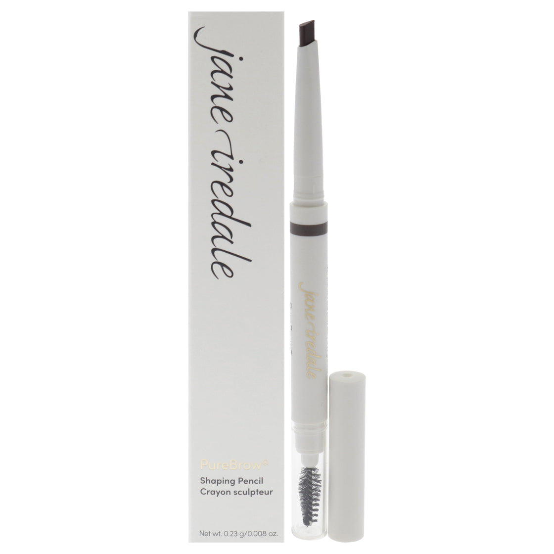 PureBrow Shaping Pencil - Medium Brown by Jane Iredale for Women - 0.008 oz Eyebrow