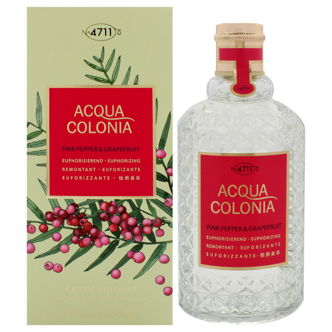 4711 Acqua Colonia - Pink Pepper and Grapefruit by Muelhens for Unisex - 5.7 oz EDC Spray