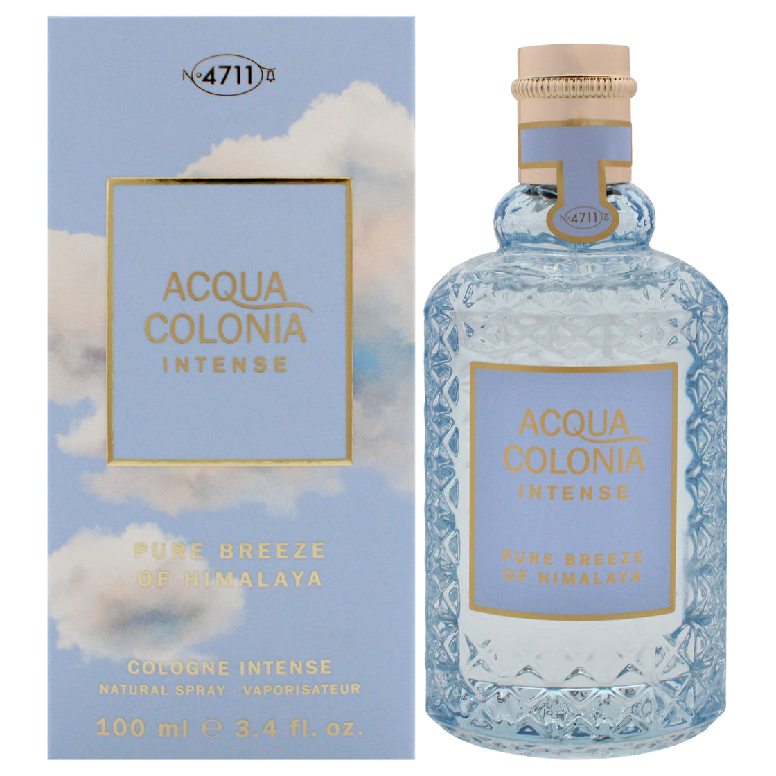 4711 Acqua Colonia Intense - Pure Breeze of Himalaya by Muelhens for Unisex - 3.4 oz Cologne Spray