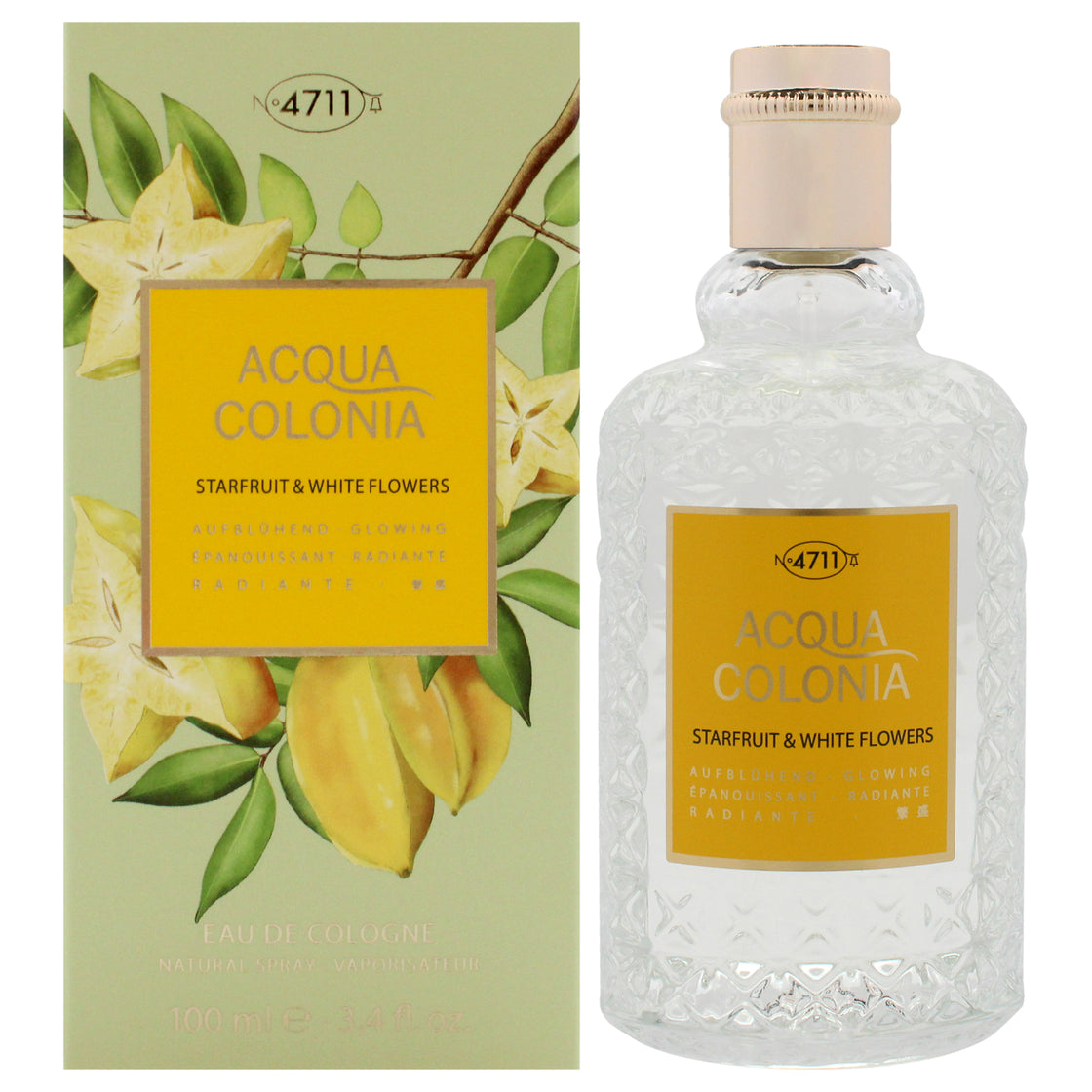 4711 Acqua Colonia - Starfruit and White Flowers by Muelhens for Unisex - 3.4 oz EDC Spray