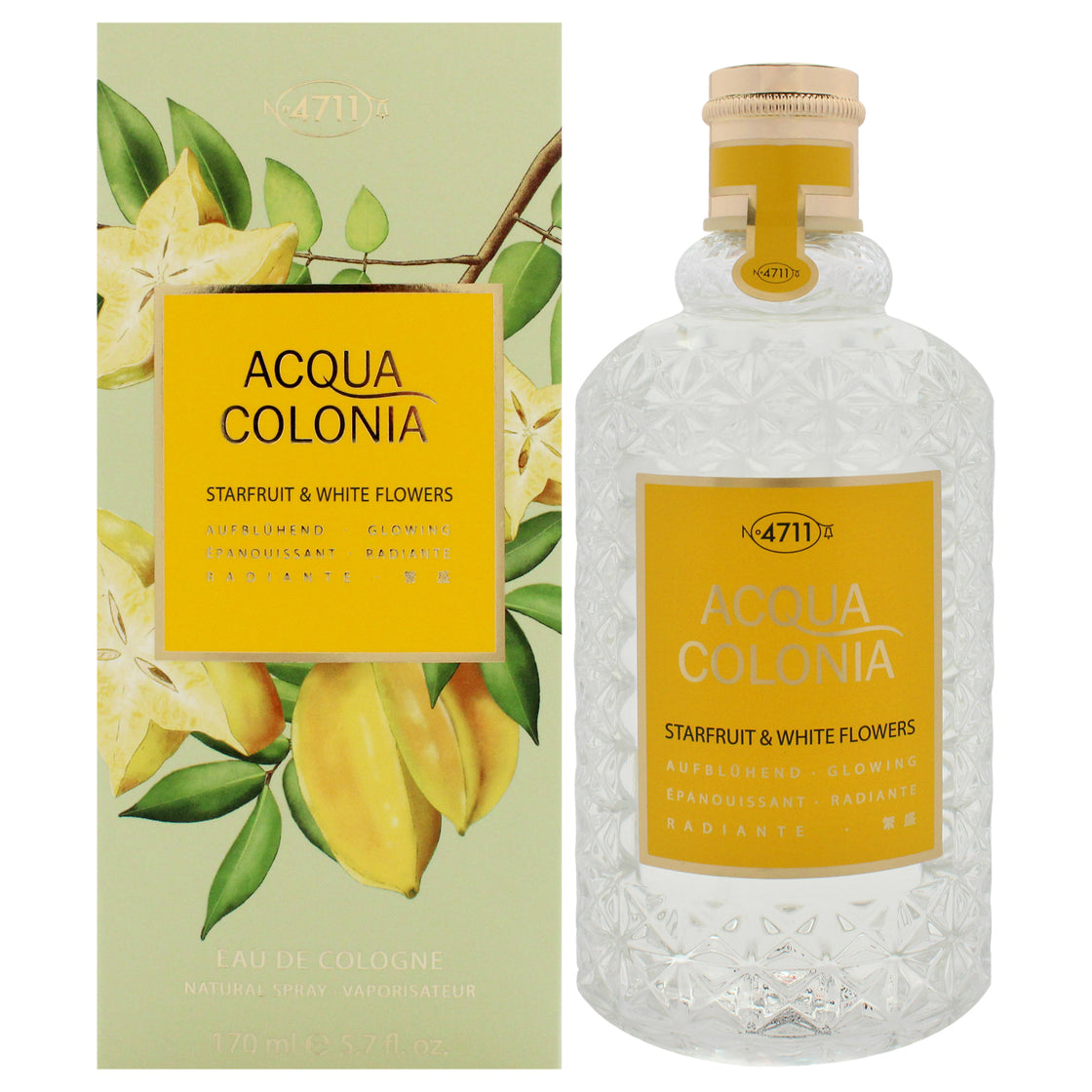 4711 Acqua Colonia - Starfruit and White Flowers by Muelhens for Unisex - 5.7 oz EDC Spray