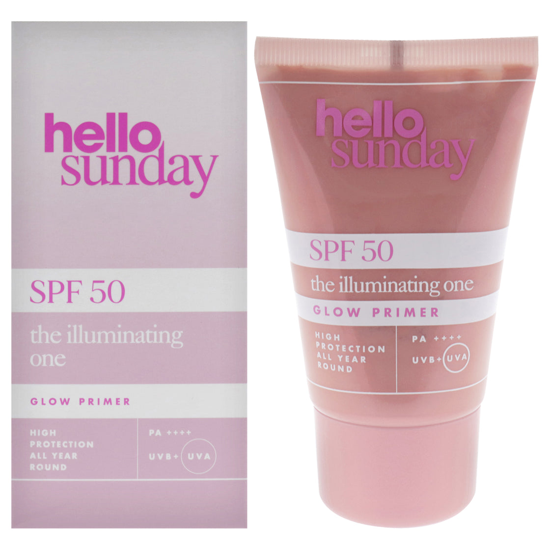 The Illuminating One Glow Primer SPF 50 PA Plus by Hello Sunday for Unisex - 1.7 oz Primer