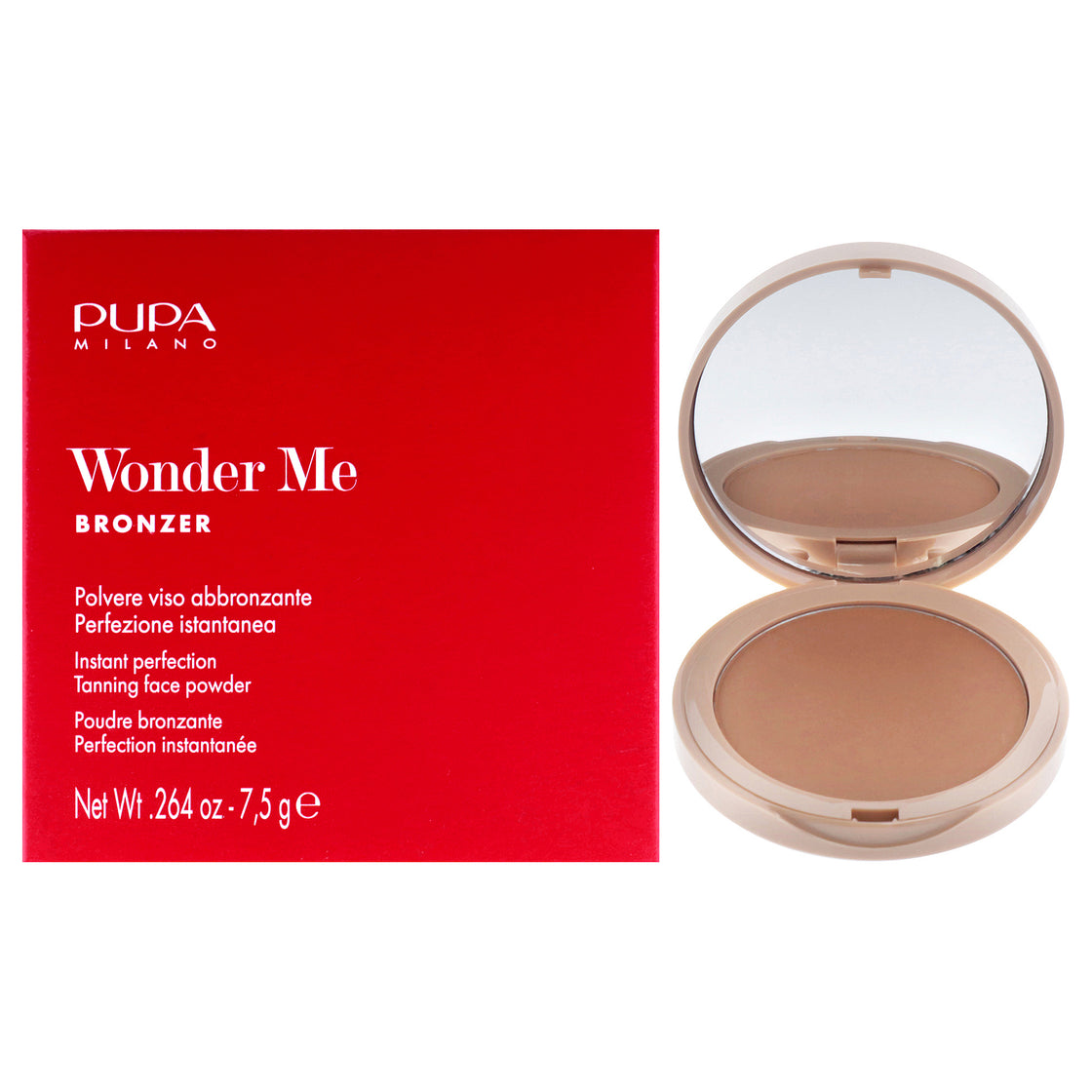 Wonder Me Bronzer - 002 Medium Warm by Pupa Milano for Women - 0.264 oz Bronzer