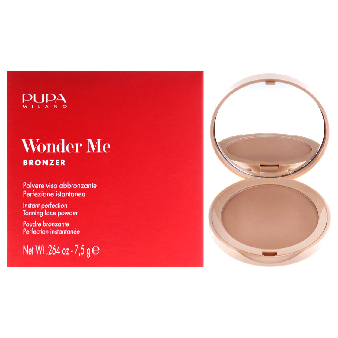 Wonder Me Bronzer - 001 Ligth Neutral by Pupa Milano for Women - 0.264 oz Bronzer