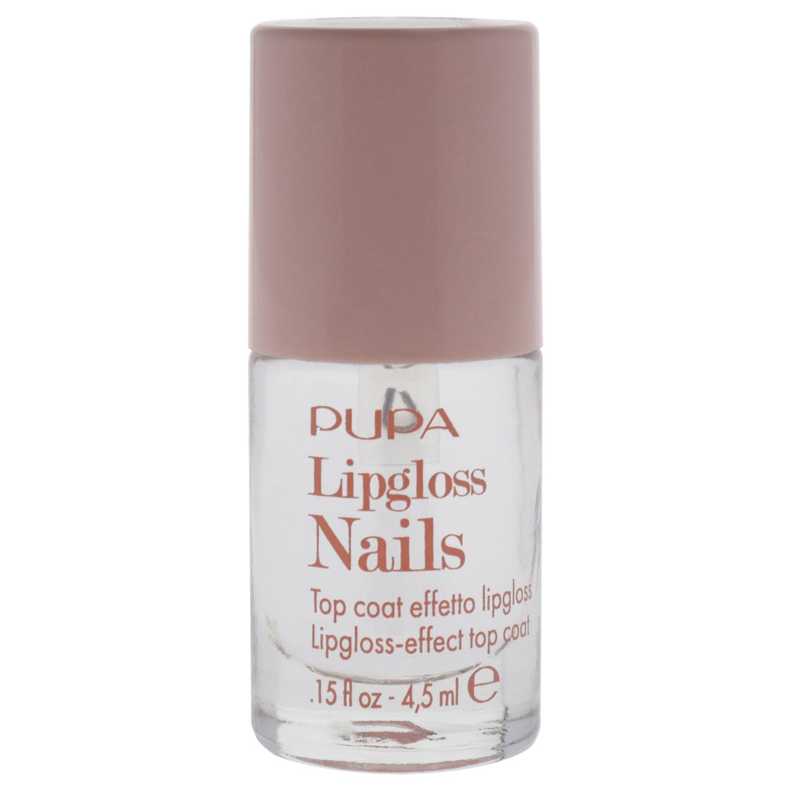 Lipgloss Nails Top Coat - 100 Clear by Pupa Milano for Women - 0.15 oz Nail Polish