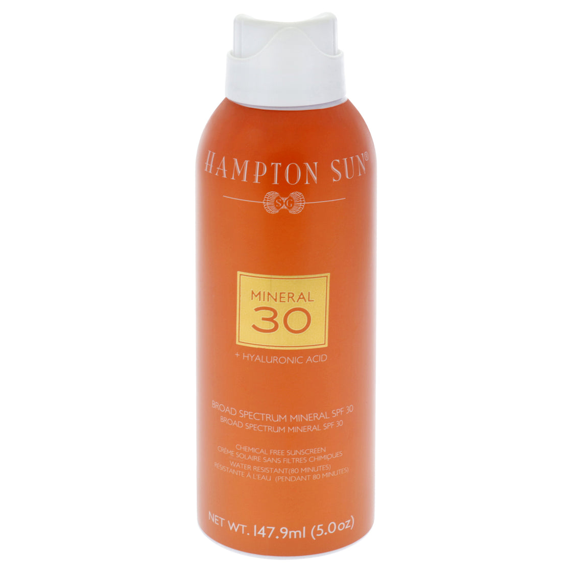 Mineral Plus Hyaluronic Acid SPF 30 by Hampton Sun for Unisex - 5 oz Sunscreen