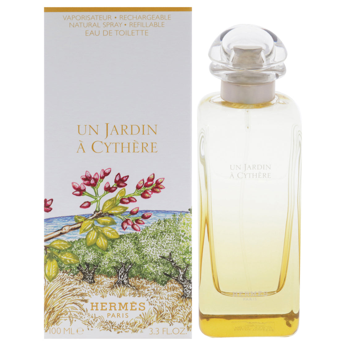 Un Jardin A Cythere by Hermes for Unisex - 3.3 oz EDT Spray (Refillable)