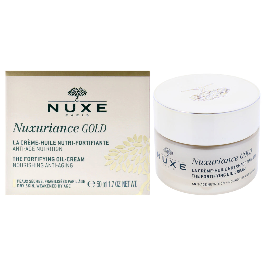 Nuxuriance Gold Nutri Fortifying Oil Cream by Nuxe for Women - 1.7 oz Cream