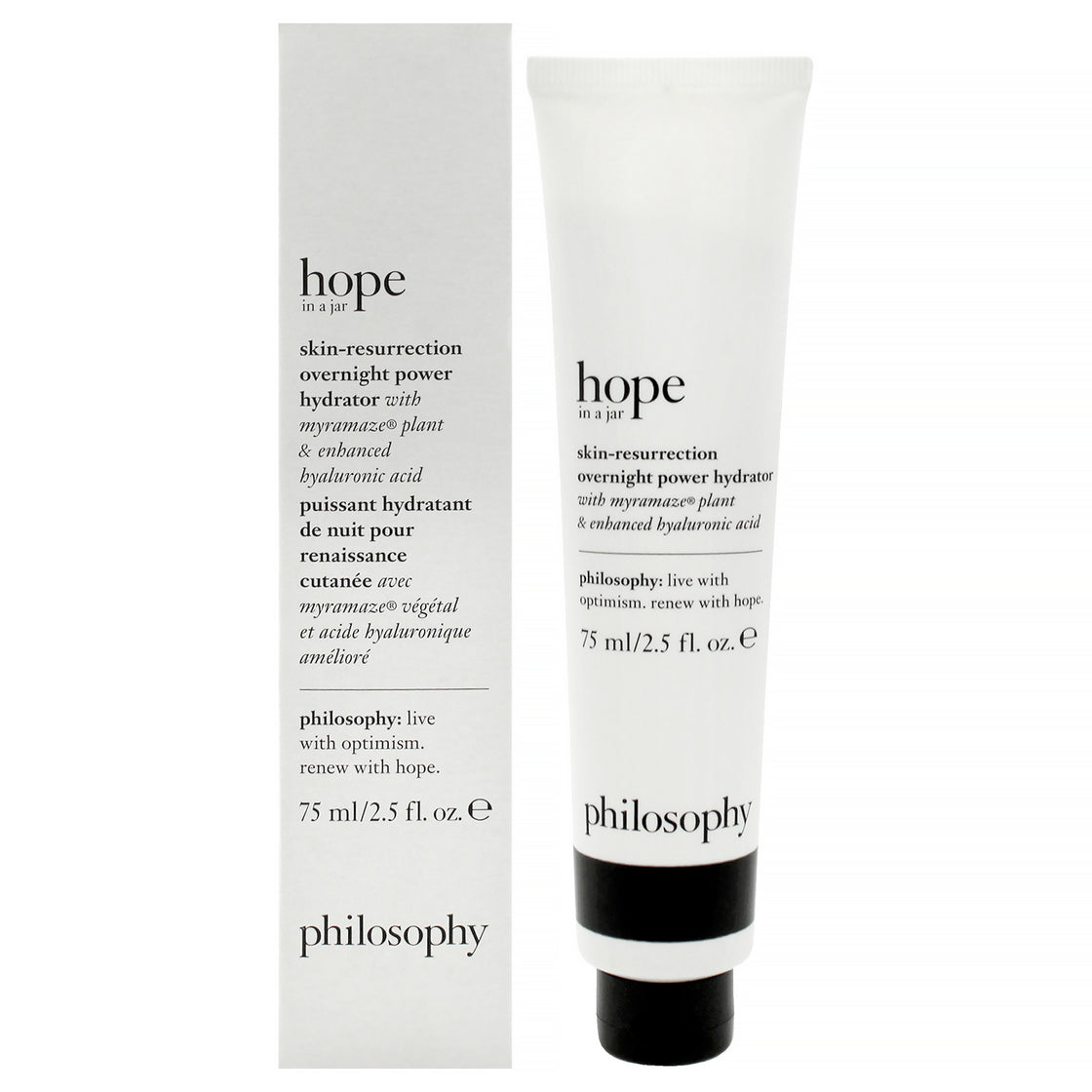 Hope In A Jar Skin-Resurrection Overnight Power Hydrator by Philosophy for Women - 2.5 oz Cream