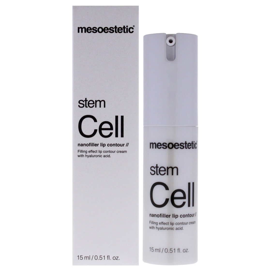 Stem Cell Nanofiller Lip Contour by Mesoestetic for Unisex - 0.5 oz Cream