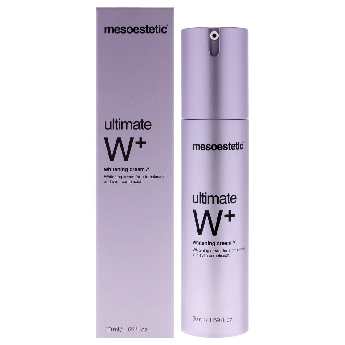 Ultimate W Plus Whitening Cream by Mesoestetic for Unisex - 1.69 oz Cream