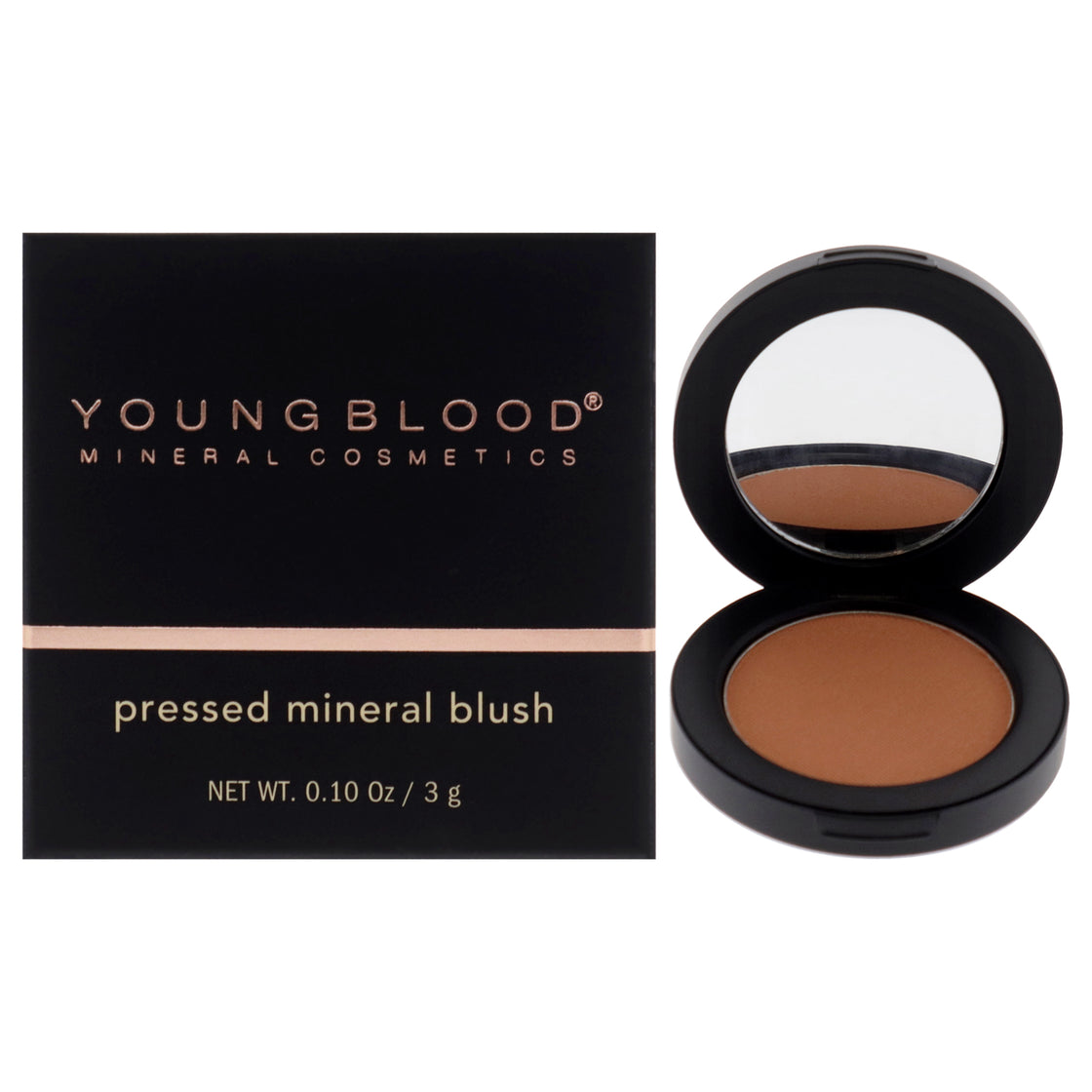 Pressed Mineral Blush - Gilt by Youngblood for Women - 0.10 oz Blush